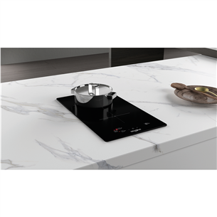 Whirlpool, width 28.4 cm, frameless, black - Built-in Induction Hob Item - WSQ0530NE