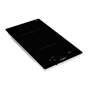 Whirlpool, width 28.4 cm, frameless, black - Built-in Induction Hob Item - WSQ0530NE