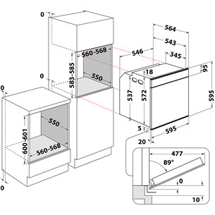 Orkaitė Whirlpool Prekė - AKZM8480NB