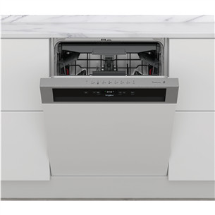 Whirlpool, 14 комплектов посуды - Интегрируемая посудомоечная машина WBC3C34PFX