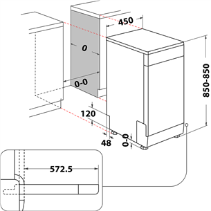 Indaplovė Whirlpool Prekė - WSFO3023