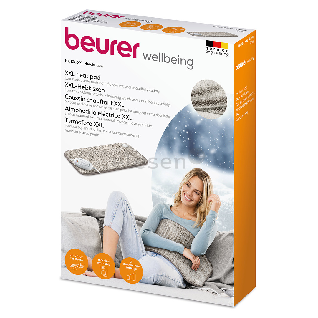 Beurer, 30x60 см, бежевый - Электрическая грелка