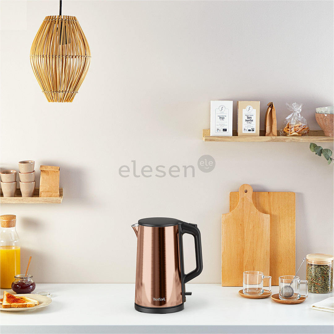 Tefal Double Layer, 1,5 L, 2000 W, golden - Kettle Item - KI583C