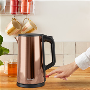 Tefal Double Layer, 1,5 L, 2000 W, golden - Kettle Item - KI583C