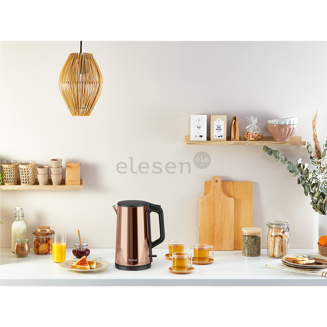 Tefal Double Layer, 1,5 L, 2000 W, golden - Kettle Item - KI583C