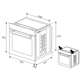 Orkaitė Beko, Beyond, catalytic back wall, 72 L Prekė - BBIM14300WMS