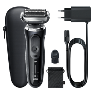 Braun, series 7, Wet & Dry, juoda - Barzdaskutė 71-N1000S