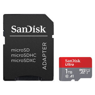 Atminties kortelė SanDisk Ultra microSDXC, 1TB Prekė - SDSQUAC-1T00-GN6MA SDSQUAC-1T00-GN6MA