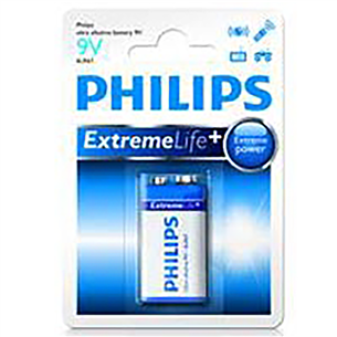 Philips Ultra Alkaline, 9 В - Батарейка Товар - 6LR61E1B/10 6LR61E1B/10