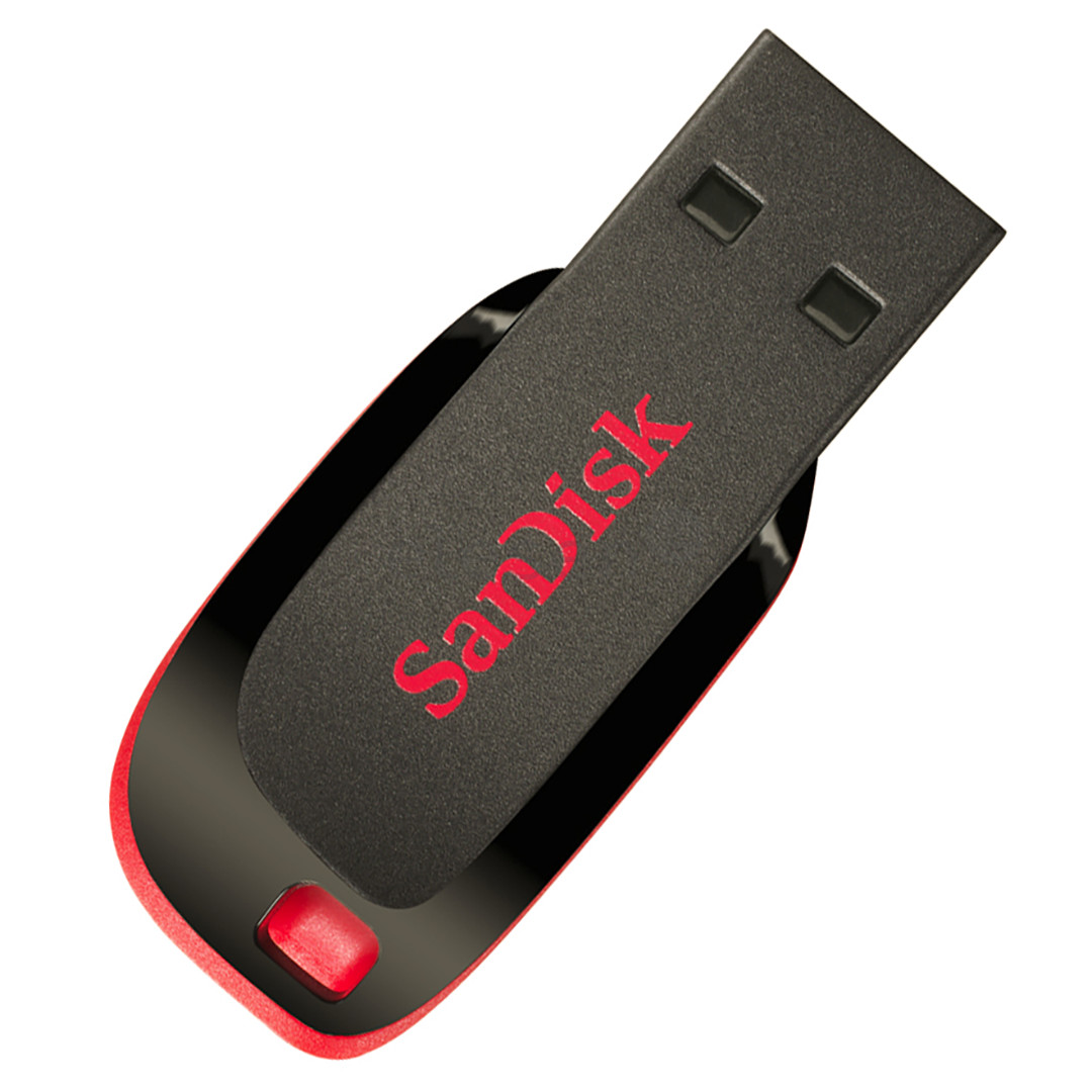 SanDisk Cruzer Blade, USB-A, 16 GB, black - Memory stick Item - SDCZ50-016G-B35