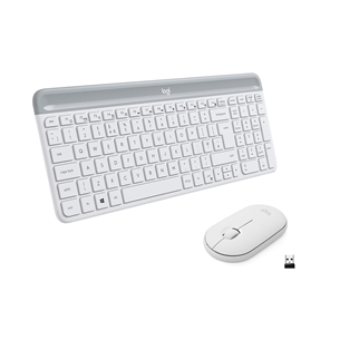 Logitech Slim Combo MK470, US, white - Wireless Desktop Item - 920-009205 920-009205
