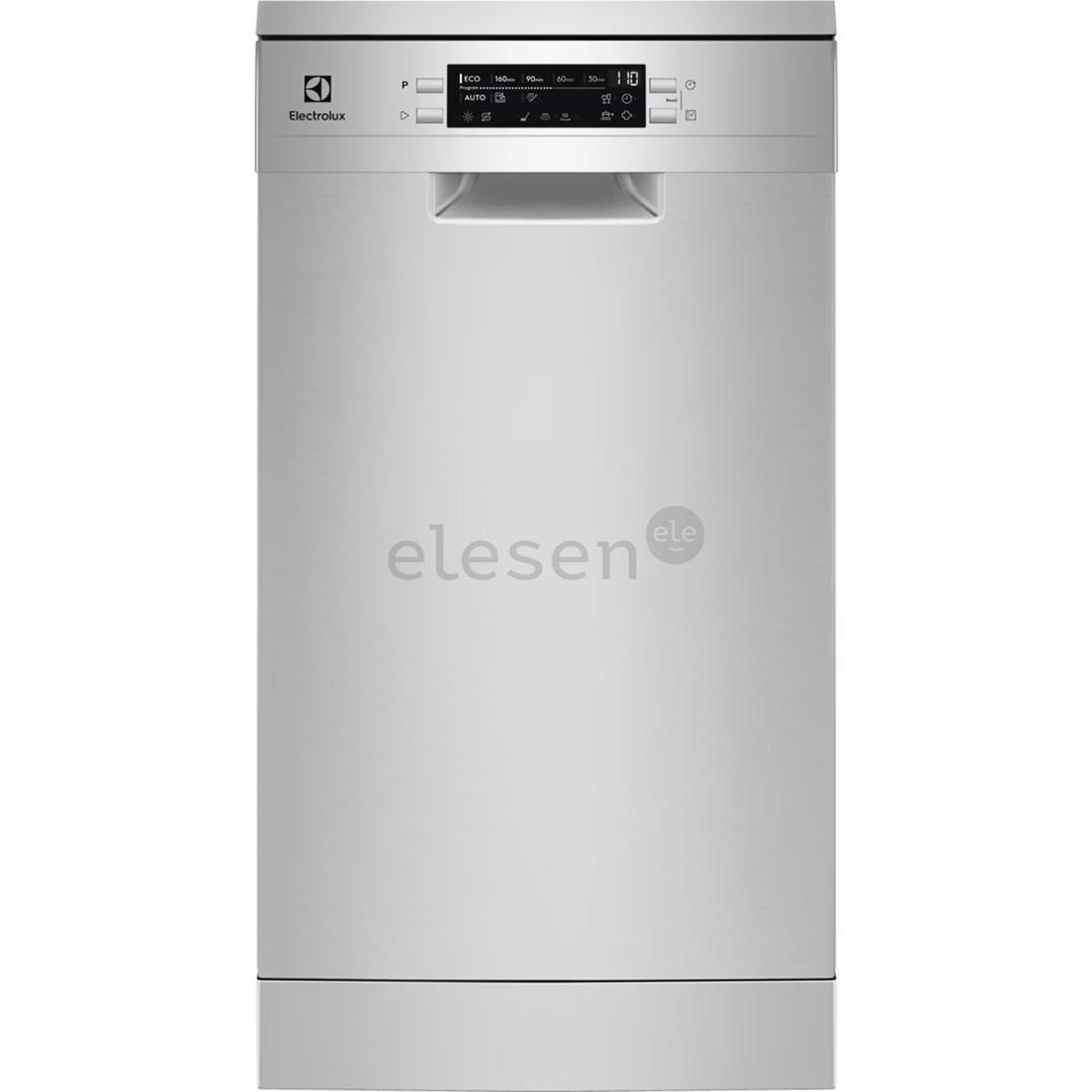 Electrolux 700 Slim, 10 place settings, stainless steel - Free standing dishwasher