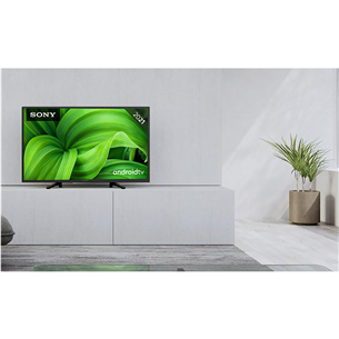 Sony W800, 32'', HD, LED LCD, Smart TV, feet stand, black - TV Item - KD32W800P1AEP