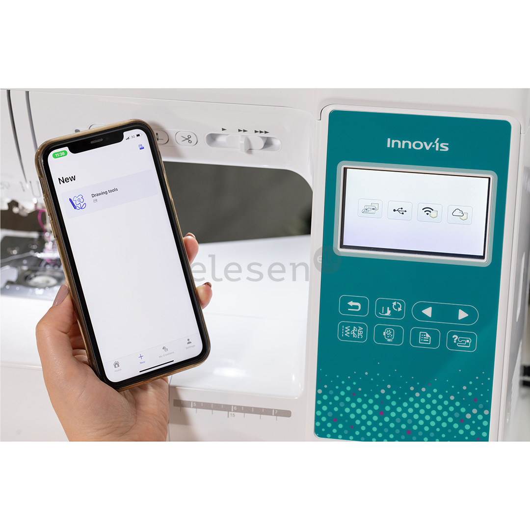 Brother Innovis F580VM1, white - Sewing and embroidery machine