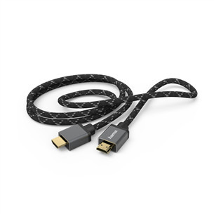 Hama Ultra High Speed, 8K, gold plated, 2 m, black/gray - Cable Item - 00205239