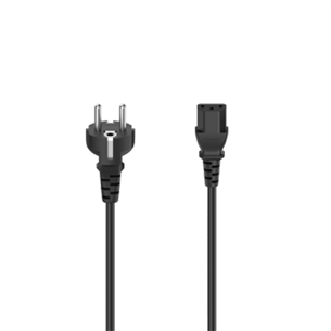 Hama power cord, 3-pin, 2,5 м, черный - Кабель питания Товар - 00200738 00200738