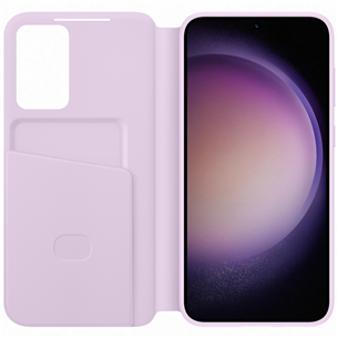 Dėklas Samsung Galaxy S23 +, Smart View Cover, Violetinis