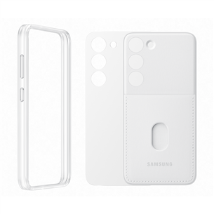 Dėklas Samsung Galaxy S23 Frame Cover, Juodas Prekė - EF-MS911CWEGWW