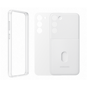 Samsung Frame cover, Galaxy S23+, white - Smart phone case Item - EF-MS916CWEGWW