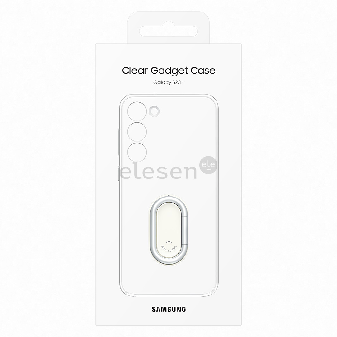Telefono dėklas Samsung Clear Gadget Case, Galaxy S23+, transparent