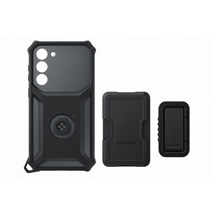 Telefono dėklas Samsung Rugged Gadget Case, Galaxy S23+, titan Prekė - EF-RS916CBEGWW