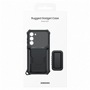 Telefono dėklas Samsung Rugged Gadget Case, Galaxy S23+, titan Prekė - EF-RS916CBEGWW