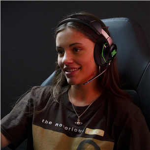 JBL Quantum 910X Console Wireless, черный/зеленый - Беспроводная игровая ганитура Товар - JBLQ910XWLBLKGRN