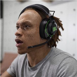 JBL Quantum 910X Console Wireless, черный/зеленый - Беспроводная игровая ганитура Товар - JBLQ910XWLBLKGRN