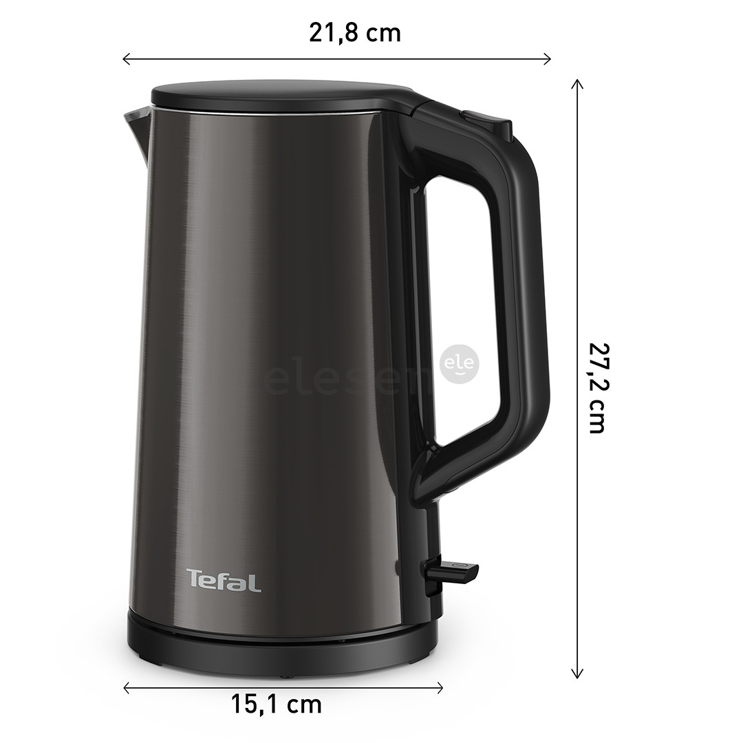 Tefal Double Layer, 1.5 L, 2000 W, grey - Kettle Item - KI583E