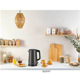 Tefal Double Layer, 1.5 L, 2000 W, grey - Kettle Item - KI583E