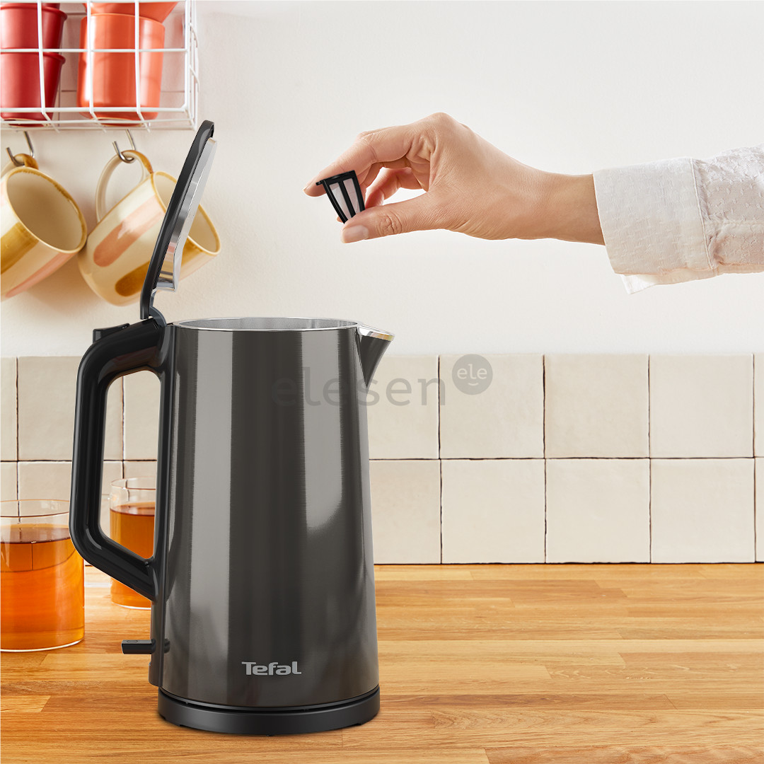 Tefal Double Layer, 1.5 L, 2000 W, grey - Kettle Item - KI583E