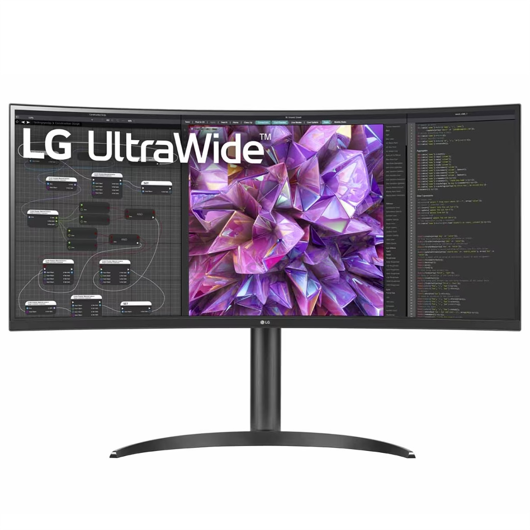 Monitorius LG UltraWide WQ75C, 34'', curved, QHD, LED IPS, USB-C Prekė - 34WQ75C-B