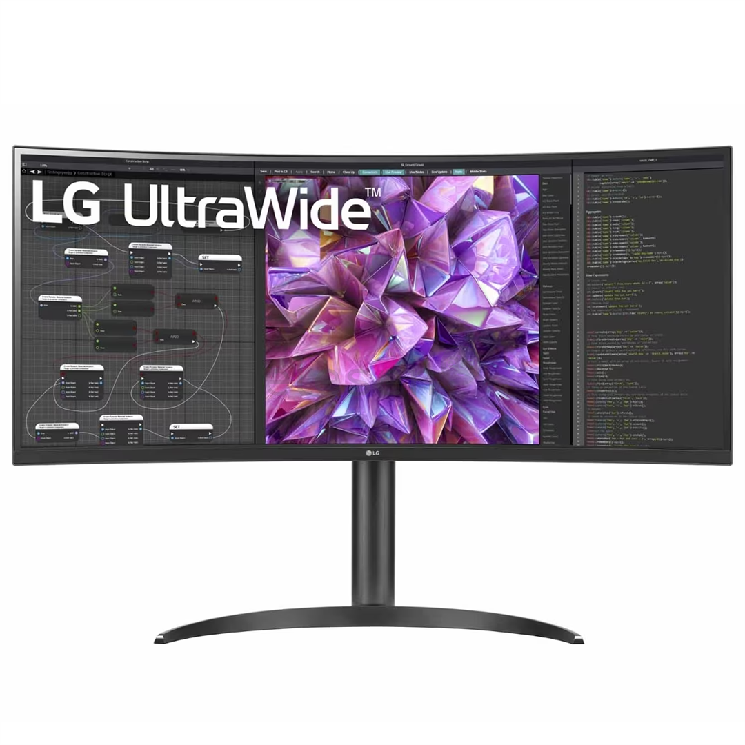 LG UltraWide WQ75C, 34'', QHD, LED IPS, USB-C, curved, black - Monitor Item - 34WQ75C-B