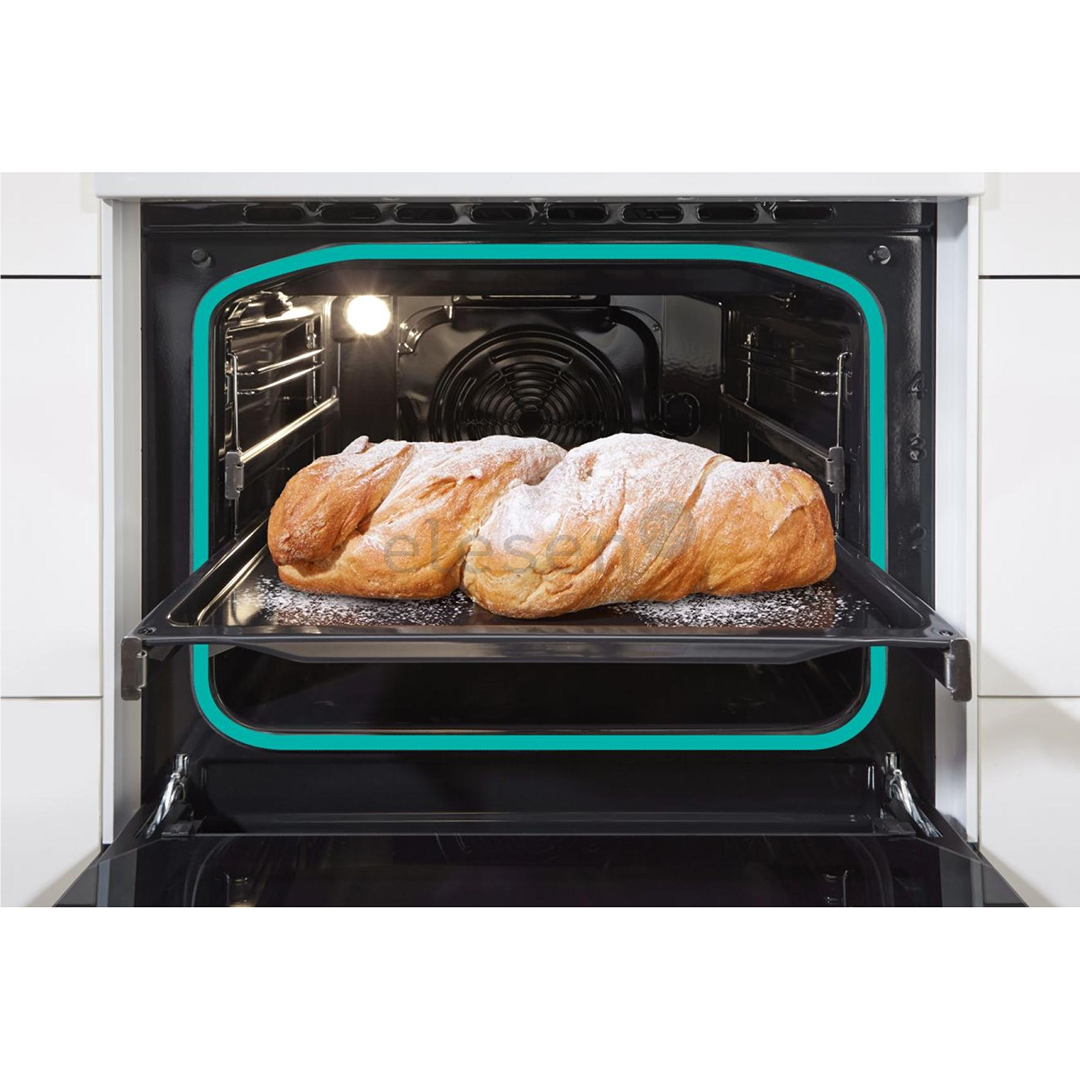 Gorenje, 71 L, width 60 cm, stainless steel - Gas cooker with electric oven