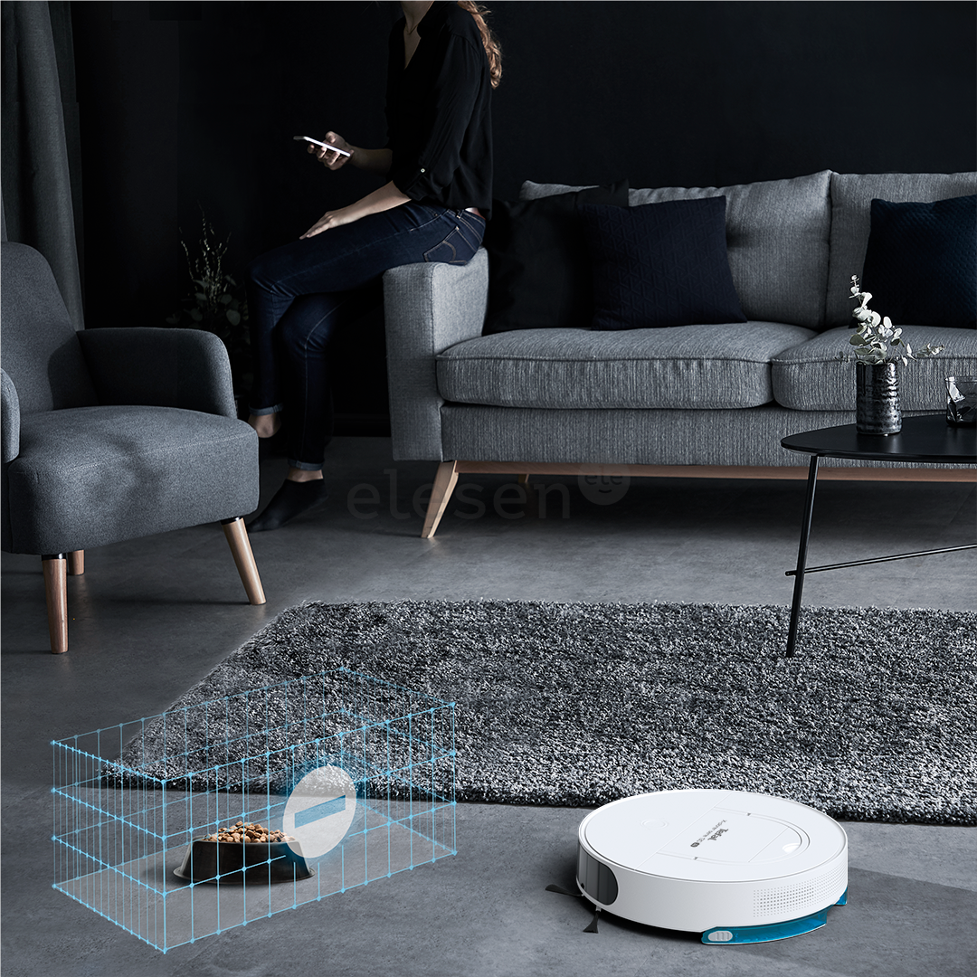 Tefal X-Plorer Serie 130 Ai Animal & Allergy, сухая и влажная уборка, белый - Робот-пылесос Товар - RG9077