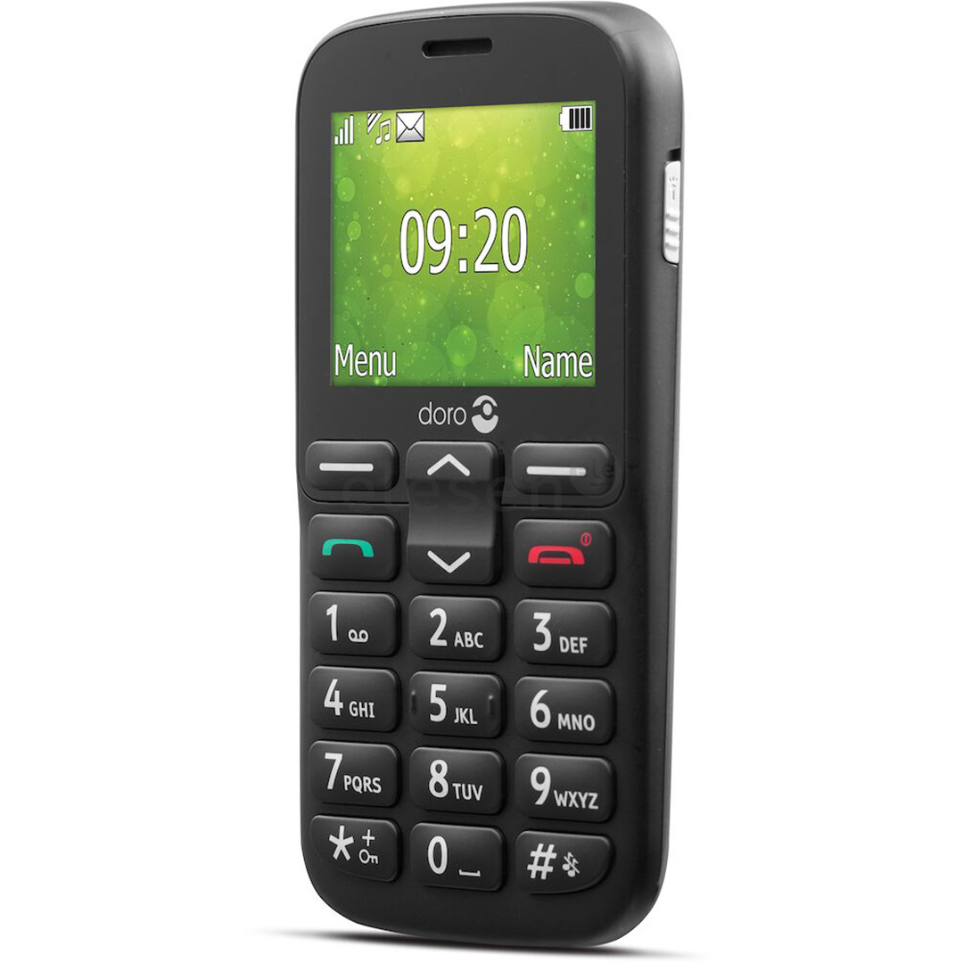 Telefonas Doro 1380, black Prekė - DORO1380BLACK