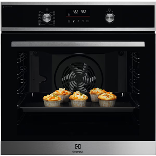 Orkaitė Electrolux SteamBake 600, pirolizė, 72 L Prekė - EOD6P77X EOD6P77X
