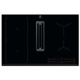 Electrolux 600 Bridge, 78 cm, black - Built in Induction ExtractorHob