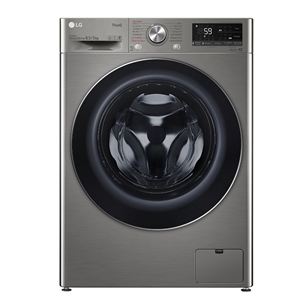 Skalbimo mašina-džiovyklė LG F2DV5S8S2PE, Slim Steam, 8,5 kg / 5 kg, 1200 rpm, gylis 47,5 cm Prekė - F2DV5S8S2PE.APTQPMR F2DV5S8S2PE.APTQPMR
