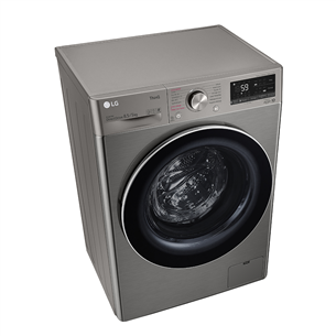 Skalbimo mašina-džiovyklė LG F2DV5S8S2PE, Slim Steam, 8,5 kg / 5 kg, 1200 rpm, gylis 47,5 cm Prekė - F2DV5S8S2PE.APTQPMR