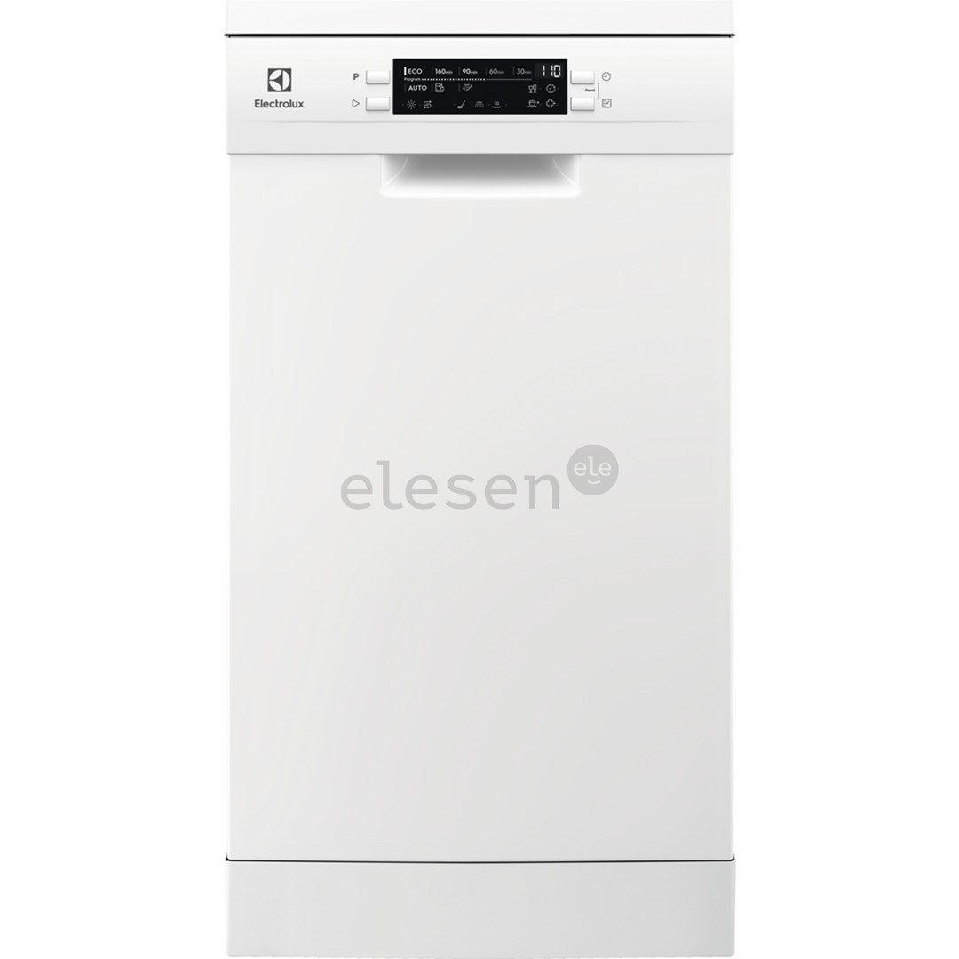 Electrolux 600 Slim, 10 komplektų talpa, plotis 44,6 cm, balta - Indaplovė