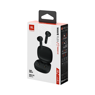 Ausinės JBL Wave Flex, Belaidės, Juodos Prekė - JBLWFLEXBLK