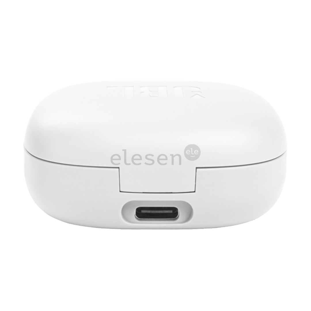 JBL Wave Flex, baltos - Belaidės ausinės