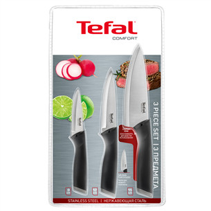 Tefal Comfort, 3 vnt., 9, 12, 15 cm - Peilių rinkinys
