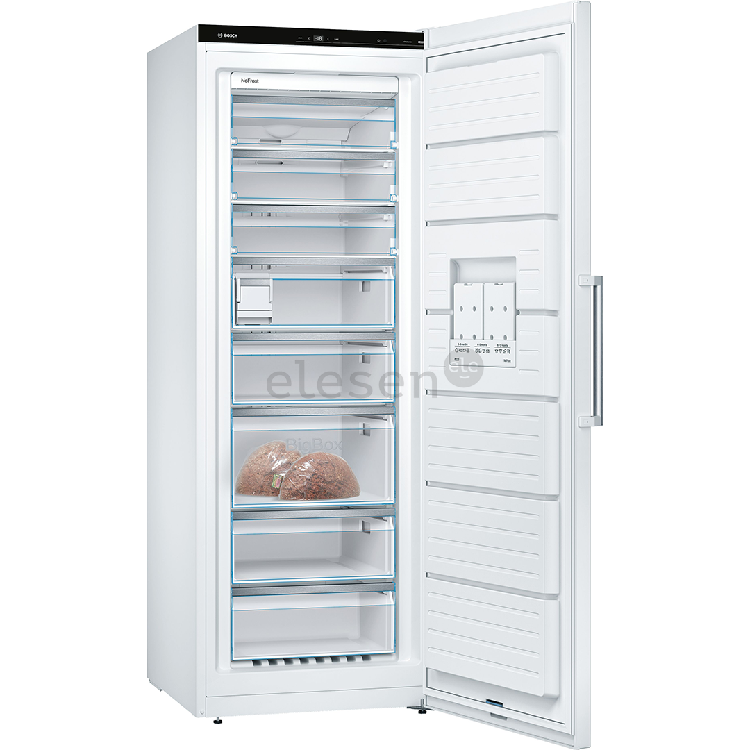 Šaldiklis Bosch GSN58AWCV, Serie 6, 366 L, 191 cm