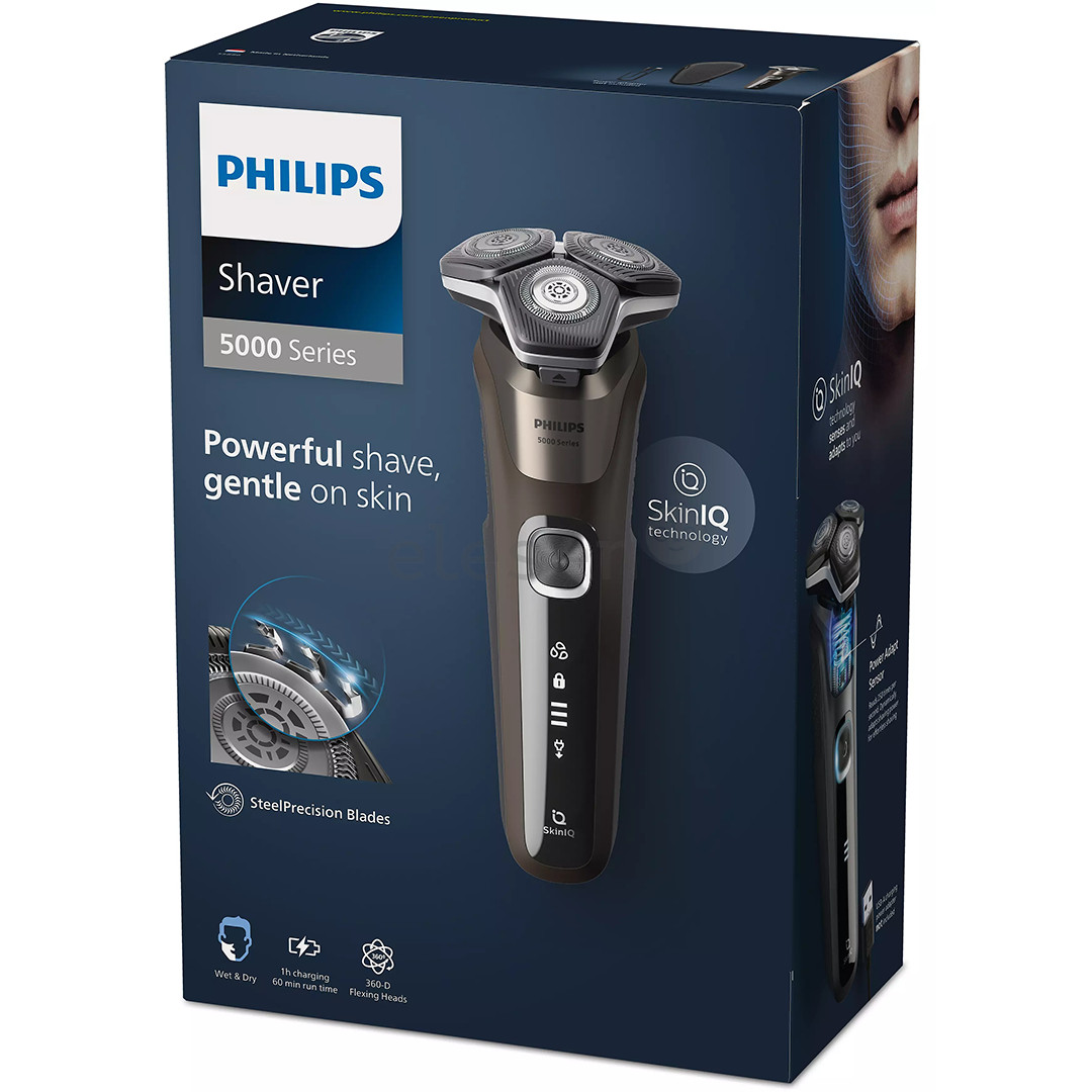 Philips Shaver Series  5000, Wet & Dry, коричневый - Бритва