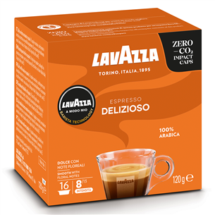 Kavos kapsulės Lavazza A Modo Mio Delizioso, 16 vnt. Prekė - 8000070086012