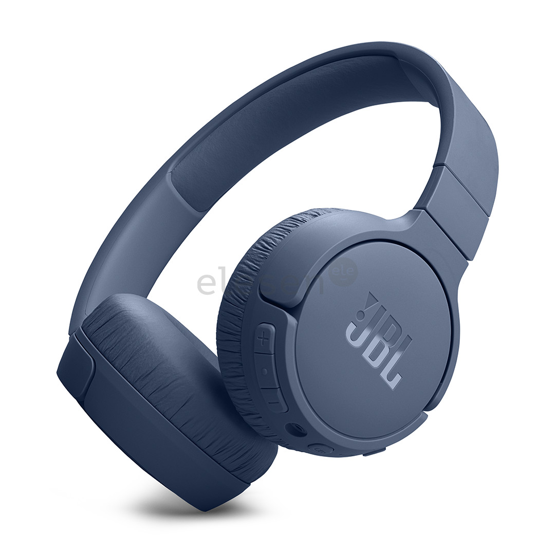 JBL Tune 670NC, adaptive noise cancelling, blue - Wireless on-ear headphones