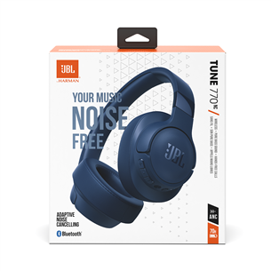 JBL Tune 770NC, adaptive noise cancelling, blue - Wireless over-ear headphones Item - JBLT770NCBLU