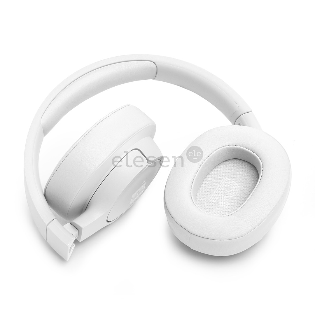 JBL Tune 770NC, адаптивное шумоподавление, белый - Полноразмерные беспроводные наушники